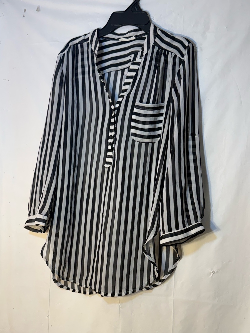 Nicolette women’s striped Blouse size medium